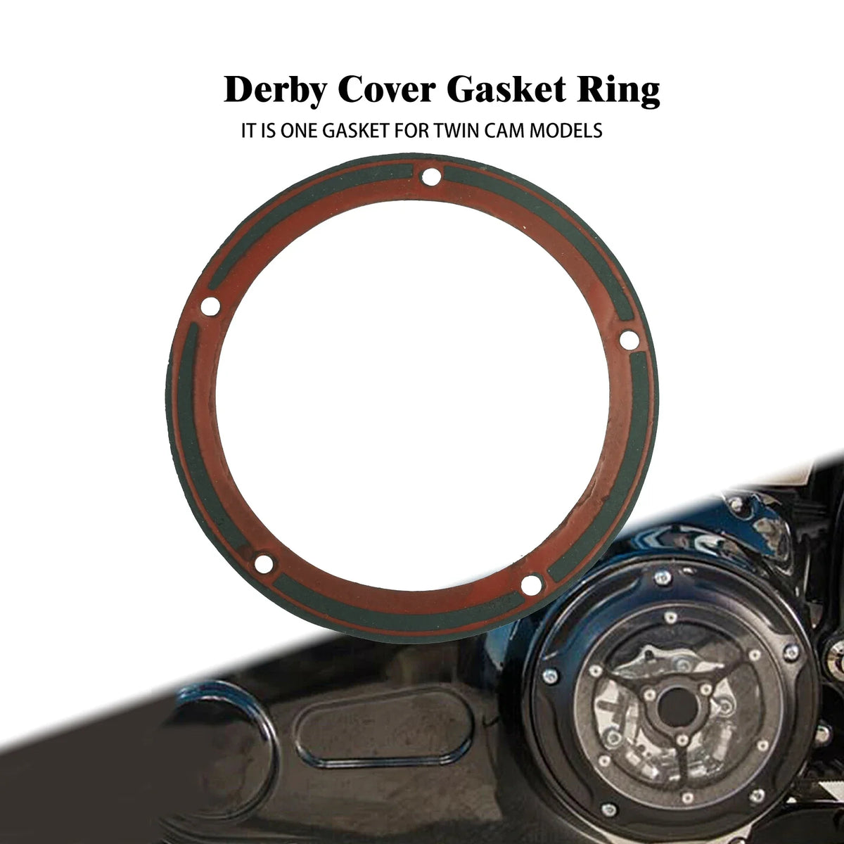 Joint de cache derby pour carter primaire de Harley-Davidson - vue 1