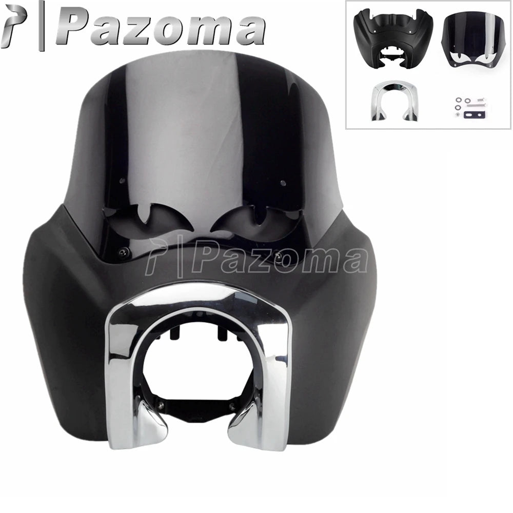 Carénage de phare avec pare-brise pour moto Harley Softail - vue 10