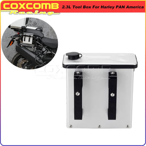 Boîte à outils en aluminium noir pour Harley-Davidson Pan America 1250 - vue 8