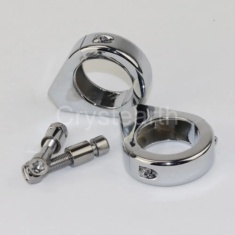 Colliers de fourche pour clignotants pour Harley Sportster Dyna Softail - vue 6