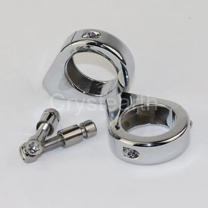Colliers de fourche pour clignotants pour Harley Sportster Dyna Softail - vue 6
