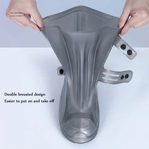 Couvre-bottes de pluie antidérapants avec pochette de rangement - vue 4