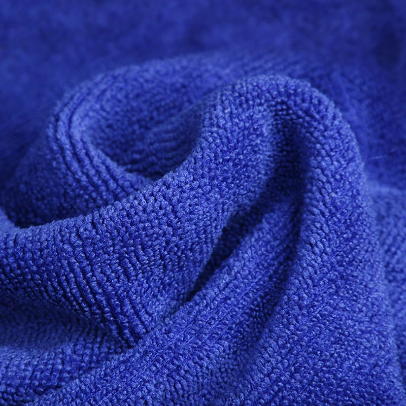 Lot de 5 Serviettes Microfibre Suédine pour Lavage Auto/Moto (30x30cm & 30x70cm) – photo 3/8