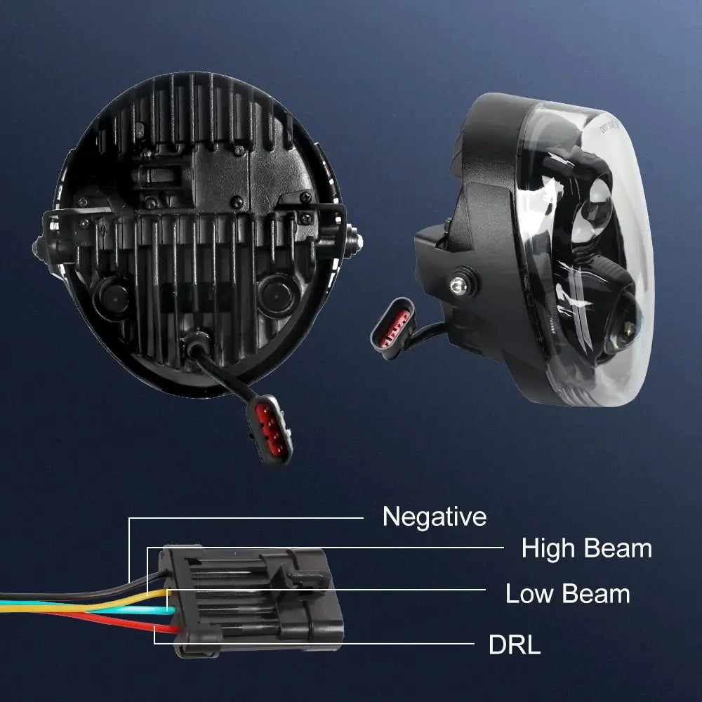 Phare LED pour Harley V-Rod - vue 4