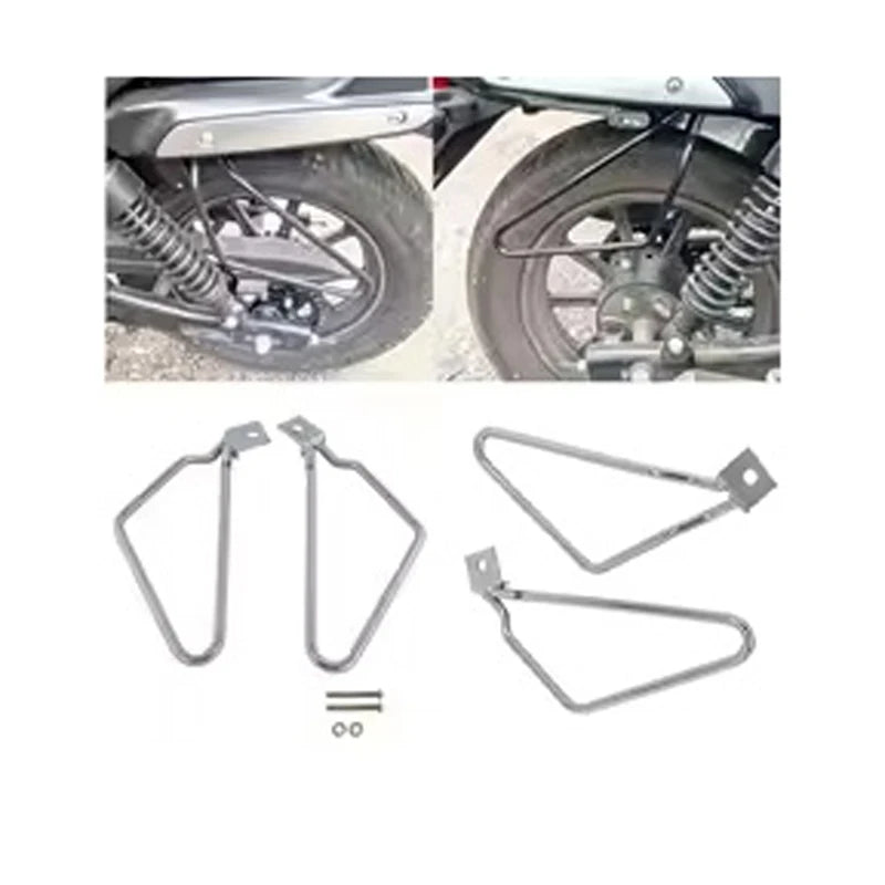 Support de Sacoches en Acier Inoxydable pour Harley Sportster/Dyna et Suzuki M109R - vue 5