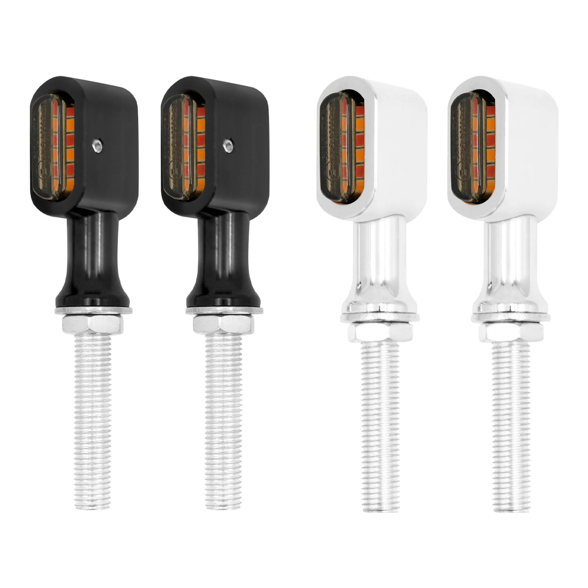 Feu arrière LED universel homologué E, stop et clignotant, pour motos Harley et customs - vue 2