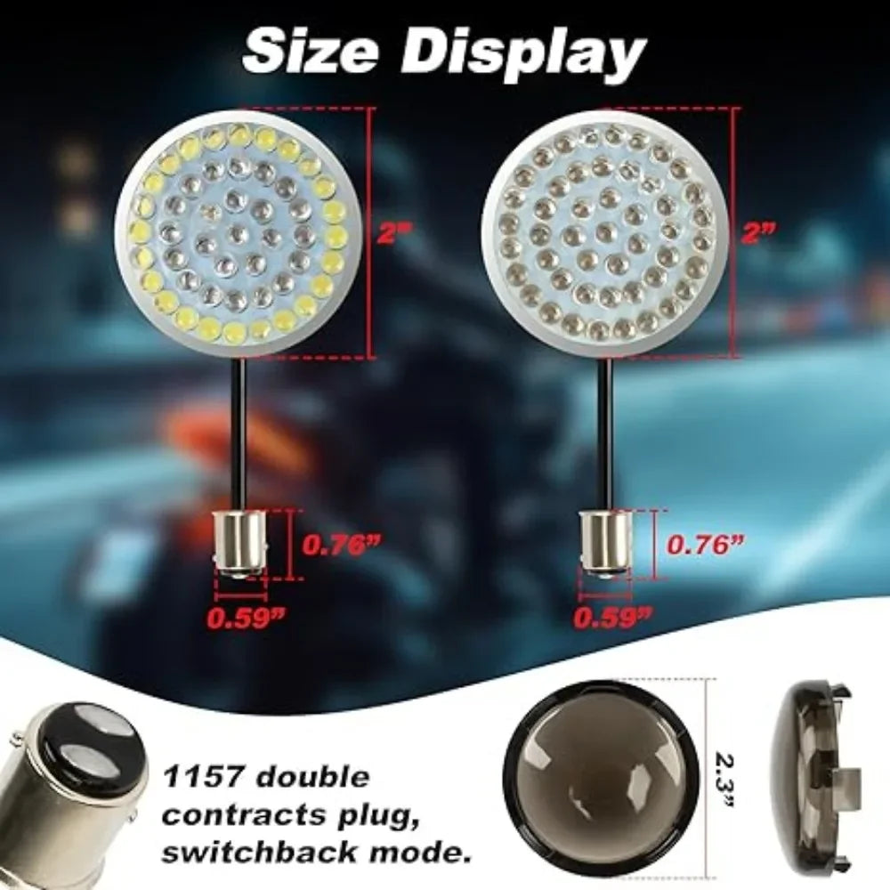 Kit inserts LED de clignotant pour Harley Softail - vue 4