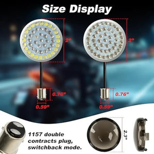 Kit inserts LED de clignotant pour Harley Softail - vue 4