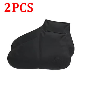 Couvre-chaussures en silicone réutilisables, imperméables et antidérapants - vue 13