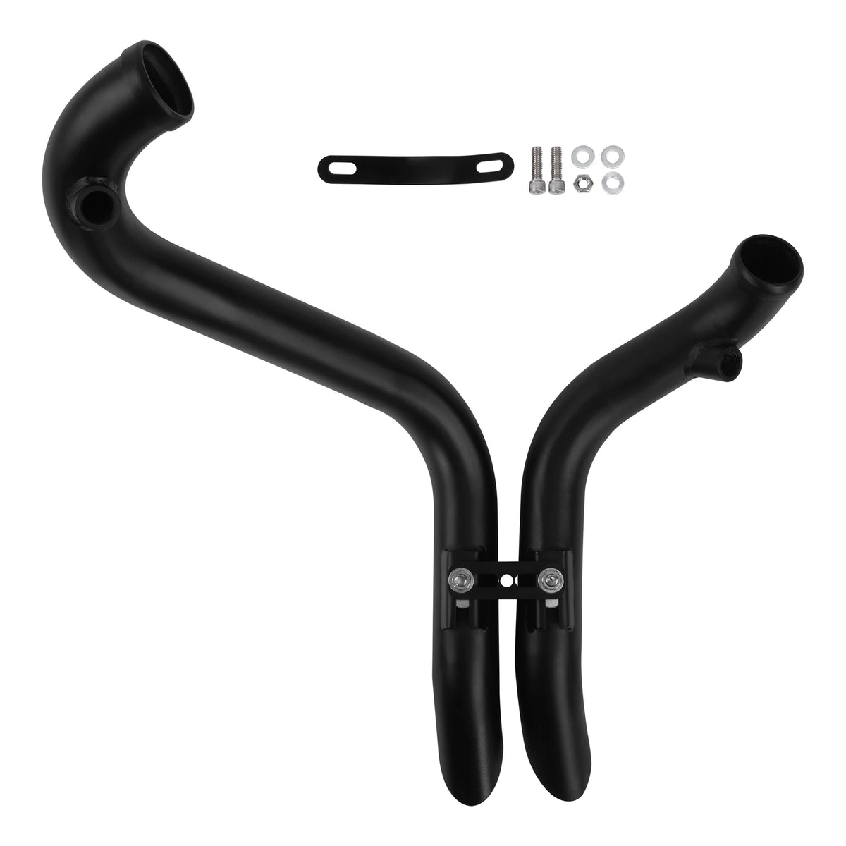 Drag pipes noir pour Harley Sportster Touring Softail Dyna - vue 3