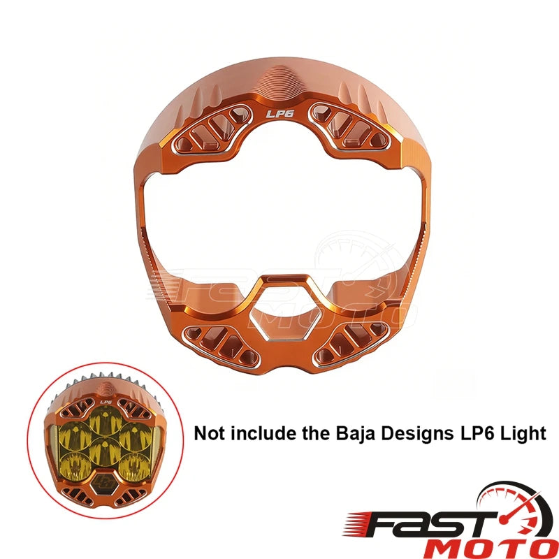 Cache de protection orange pour phare additionnel Baja Designs LP6 Pro - vue 16