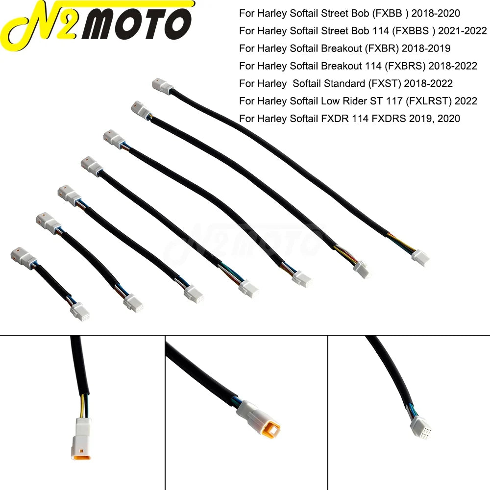 Faisceau d'extension de compteur pour Harley Softail - vue 4
