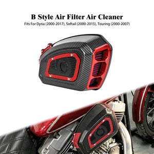 Filtre à air moto coloré haute performance pour Harley-Davidson - vue 9