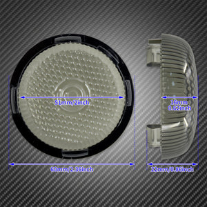Lentilles de clignotant bullet pour Harley Touring Softail Dyna Sportster - vue 6