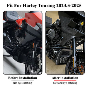 Grille de Protection Radiateur d'Huile en Aluminium CNC - Harley-Davidson Touring FLHTK 2023.5-2025 – photo 2/11