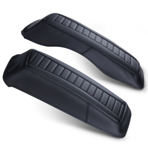 Caches de protection pour sacoches cavalières Harley Touring 1993-2013, cuir microfibre (la paire) - vue 11