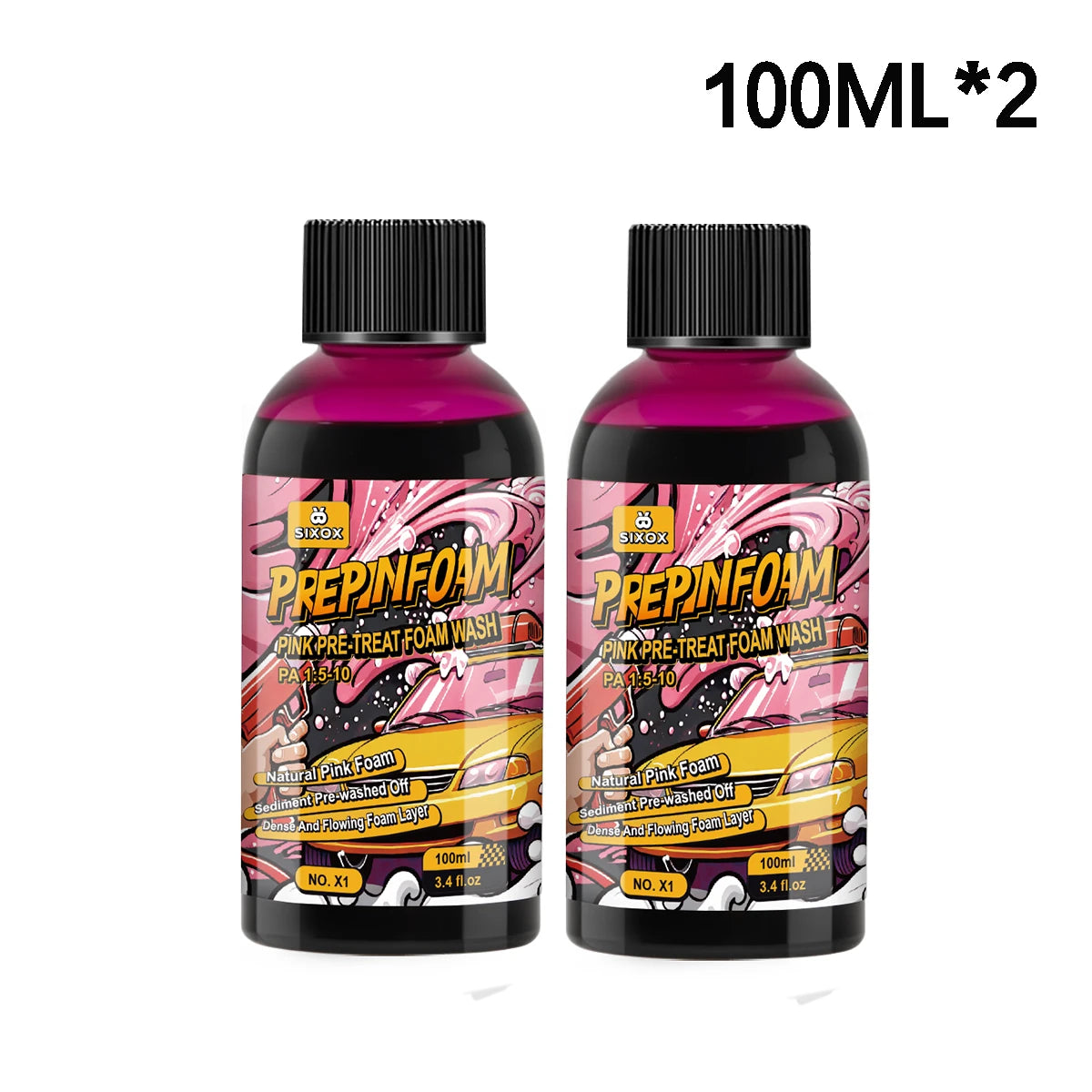 Shampoing Mousse Magique Rose pour Lavage Auto/Moto - Prélavage Haute Concentration – photo 9/11
