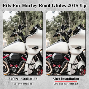 Risers de Guidon Réglables avec Support Instruments - Harley-Davidson Touring Road Glide 2015-2023 – photo 5/9