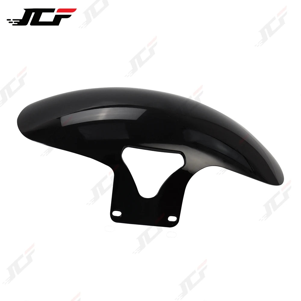 Garde-boue avant moto noir brillant pour Harley-Davidson Softail Fat Boy - vue 6