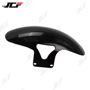 Garde-boue avant moto noir brillant pour Harley-Davidson Softail Fat Boy - vue 6