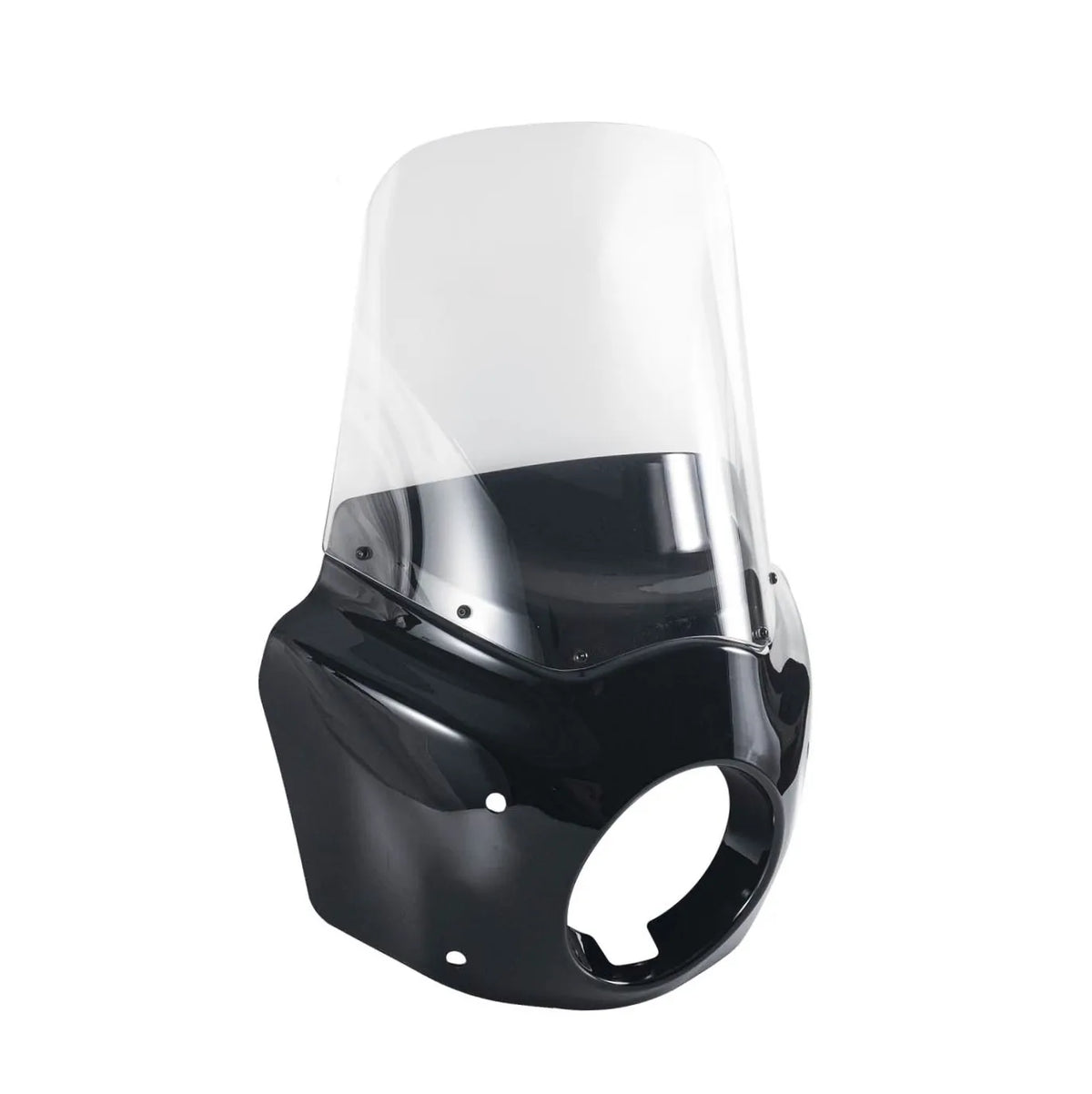 Carénage avant avec pare-brise fumé pour moto Harley Dyna - vue 2