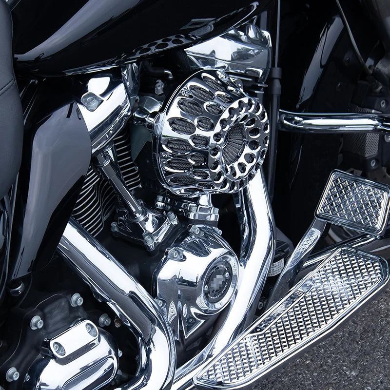 Air cleaner CNC aluminium pour Harley Touring Softail M8 - vue 4