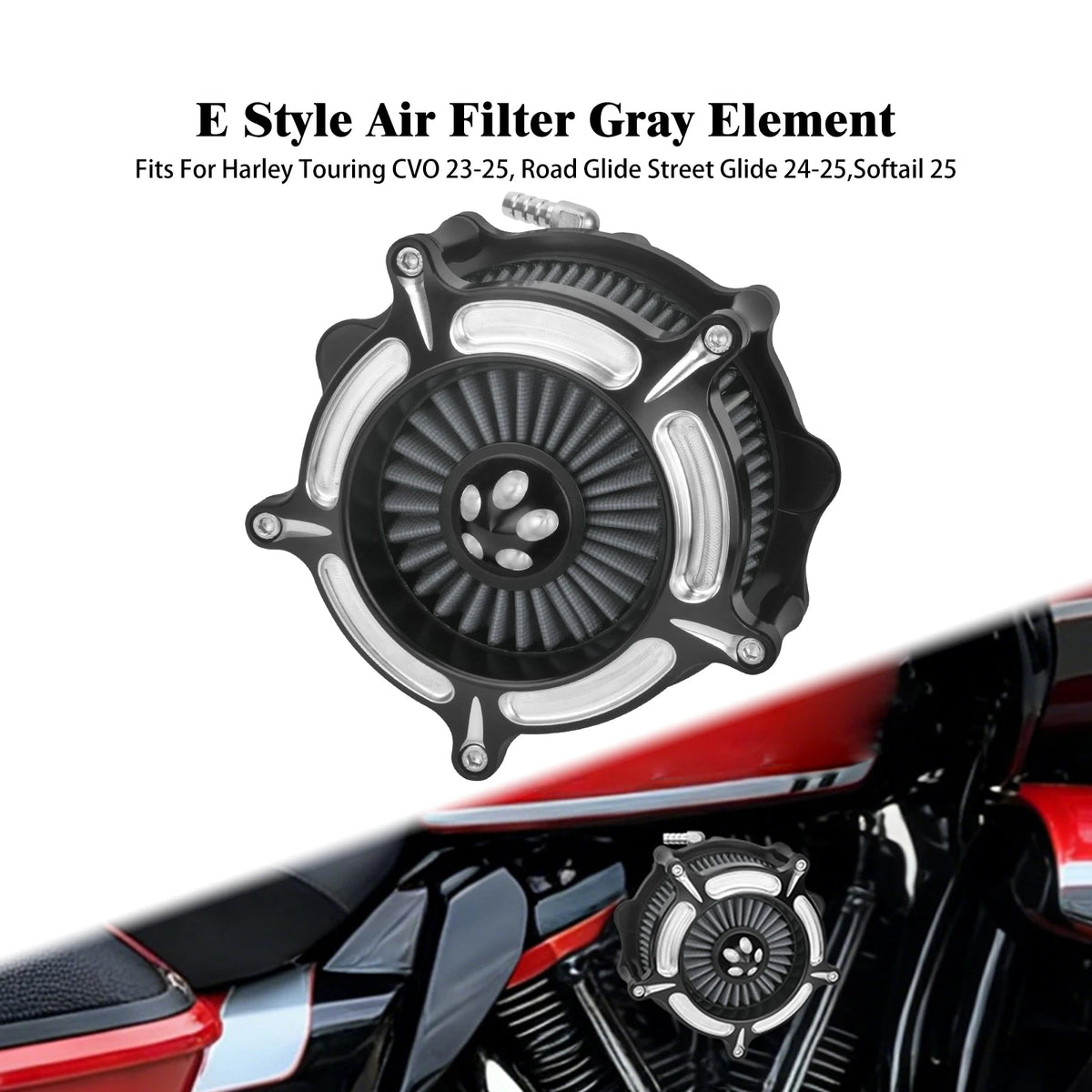 Filtre à Air Sport (Air Cleaner) - Harley-Davidson Touring CVO/Road Glide/Street Glide 2023-2025 & Softail 2025 – photo 19/20
