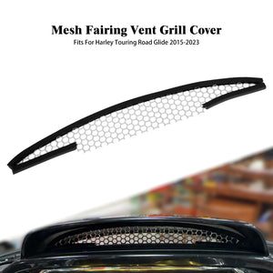 Grille de ventilation noire pour carénage de moto Harley-Davidson Road Glide - vue 1