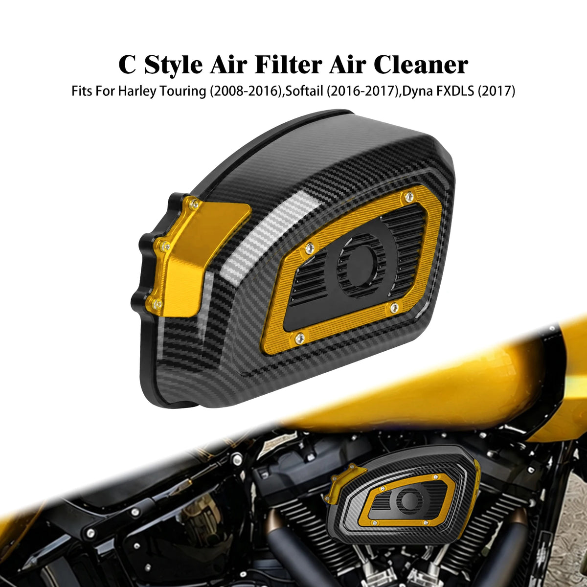 Filtre à air moto coloré haute performance pour Harley-Davidson - vue 19