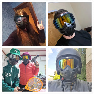 Masque Lunettes Motocross Anti-Poussière Réglable Tout-Terrain - vue 3