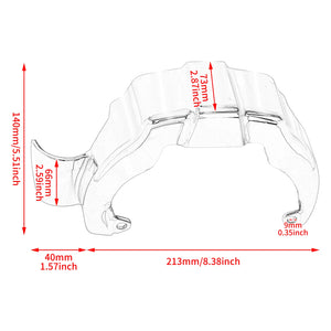 Cache de boîte de vitesse chromé pour Harley Touring 2017-2023 - vue 5