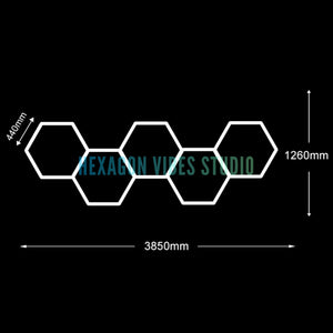 Panneau LED hexagonal nid d'abeille 6500K pour garage, salon de coiffure et atelier – photo 25/36