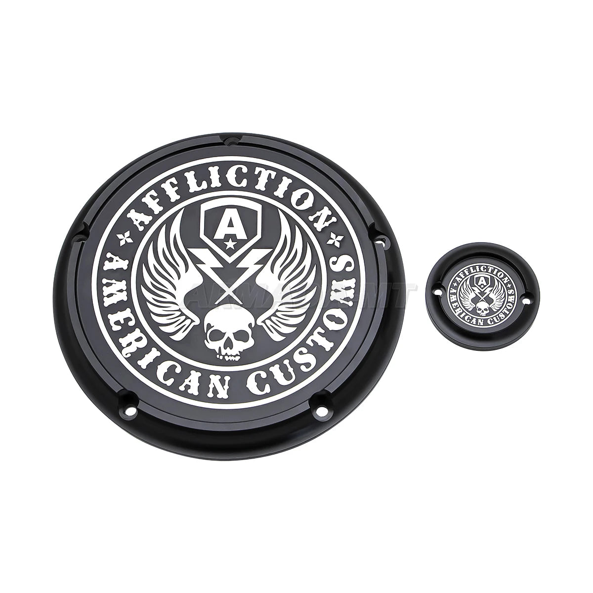 Cache derby et cache de distribution pour Harley Touring - vue 10