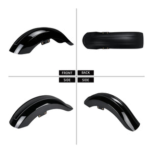 Garde-boue avant hugger noir brillant pour Indian Scout Sixty - vue 5