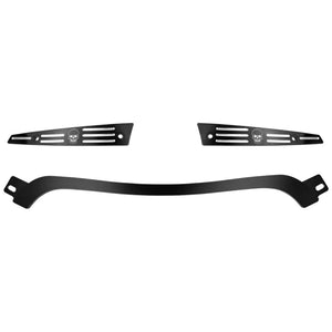 Garniture centrale noire de pare-brise fendu pour Harley Road Glide - vue 6