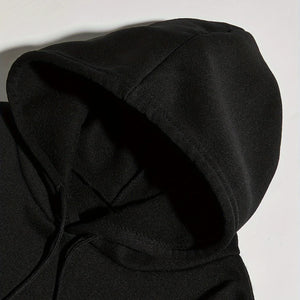 Sweat capuche femme crâne et roses - vue de dos
