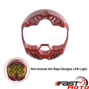 Cache de protection orange pour phare additionnel Baja Designs LP6 Pro - vue 17