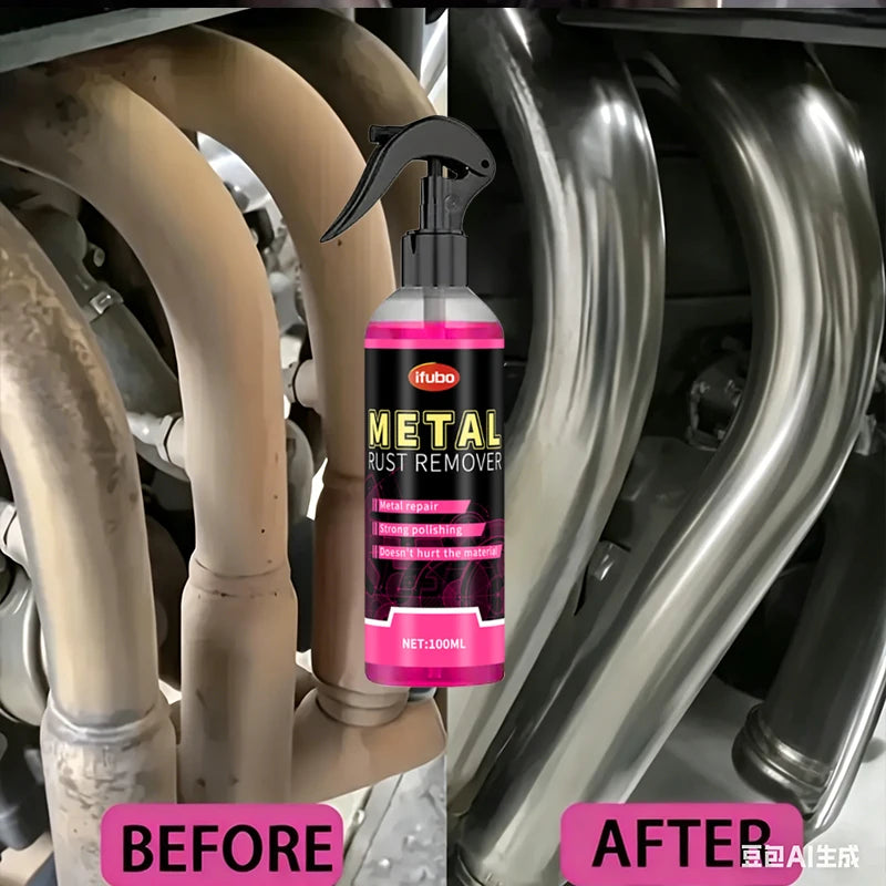 Dérouillant Rapide pour Pot d'Échappement Moto - Nettoyant Surface Métallique 100ml – photo 3/6