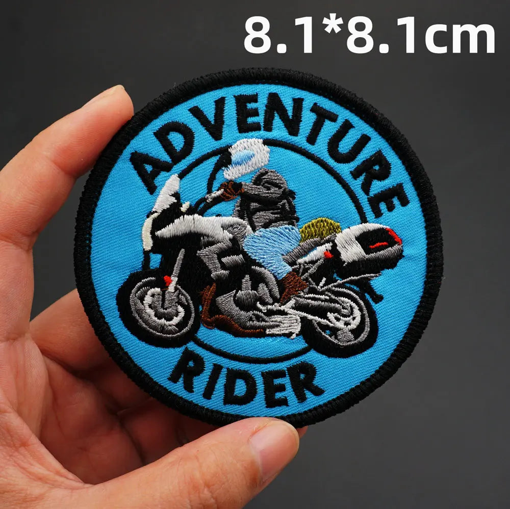 Écusson Adventure Rider simili-cuir - vue 5