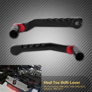 Leviers de Sélecteur Talon/Pointe avec Repose-Pieds - Harley-Davidson Softail, Touring, Trike – photo 13/14
