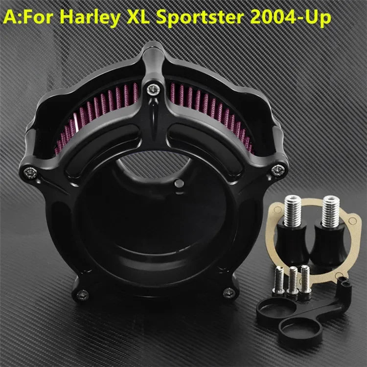 Kit filtre à air complet pour Harley-Davidson Sportster, Dyna, Softail, Touring – photo 9/14