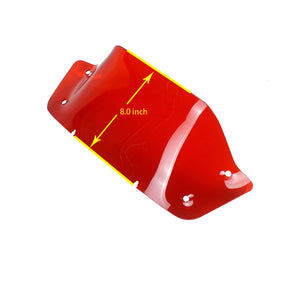 Pare-brise rouge wind splitter pour Harley CVO Street Glide - vue 3