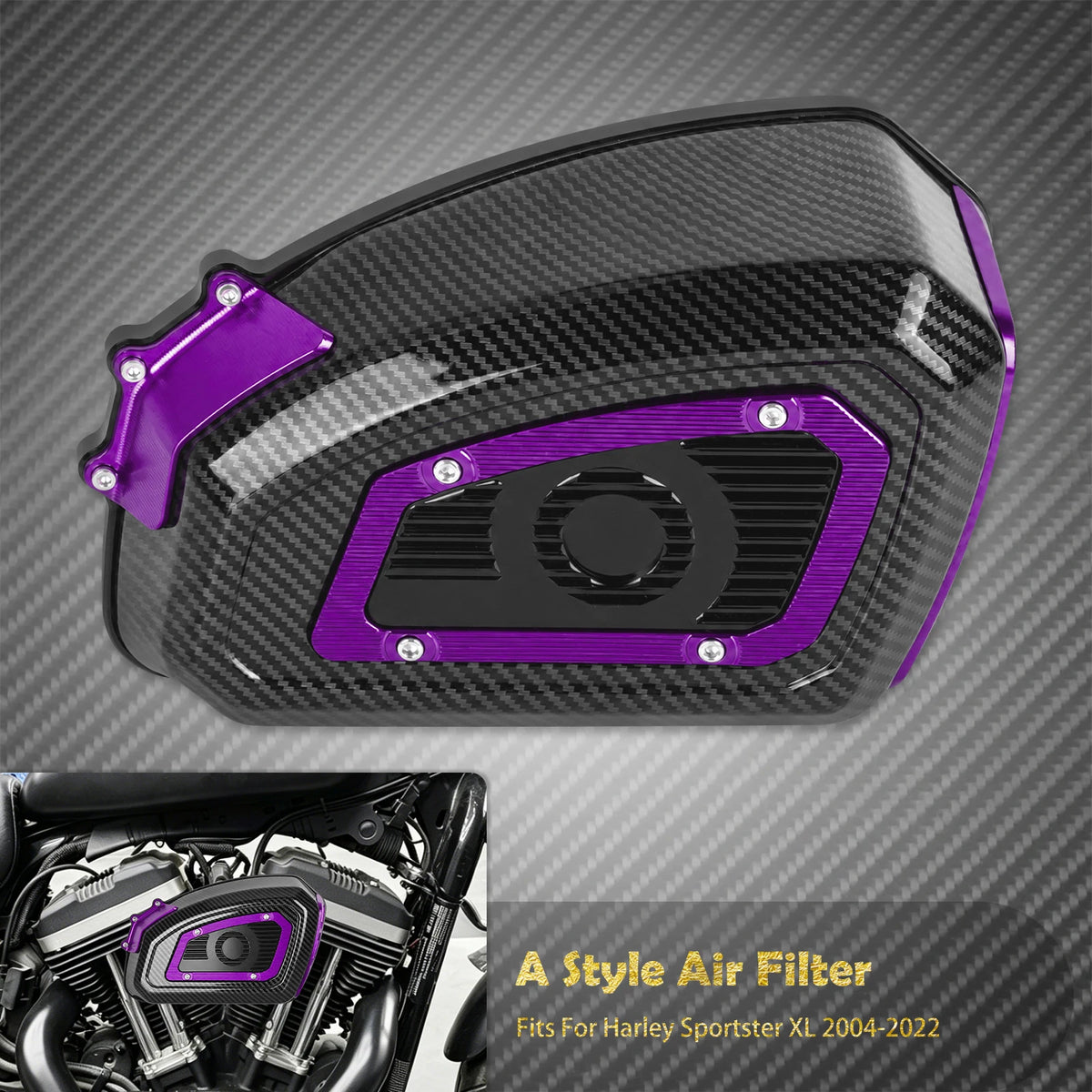 Filtre à air / boîtier de filtre - Harley Softail Low Rider S, Breakout, Touring Ultra Limited, Trike, Street Glide, Sportster XL, Dyna – photo 17/31