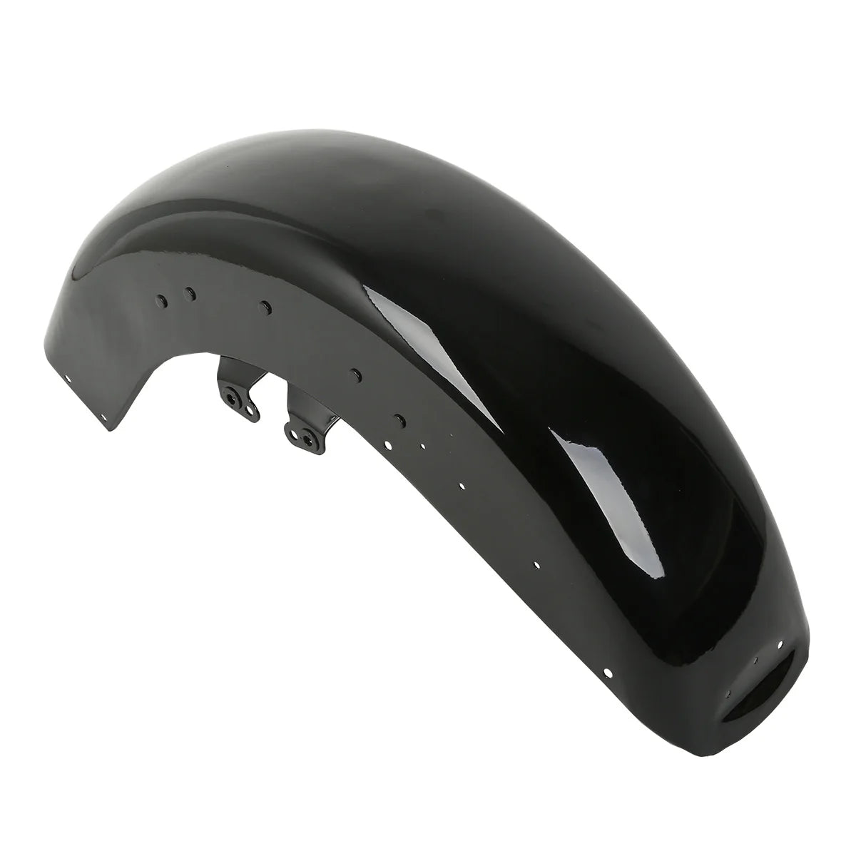 Garde-boue avant en acier noir pour Harley Touring - vue 5