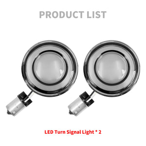 Clignotant LED rond style bullet pour moto Harley-Davidson - vue 5