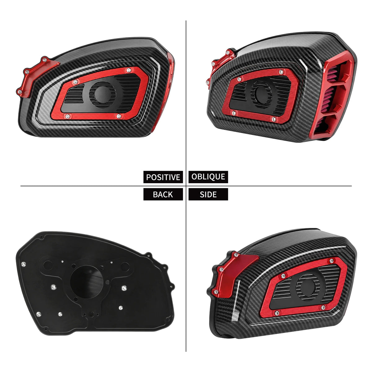 Filtre à air moto coloré haute performance pour Harley-Davidson - vue 3