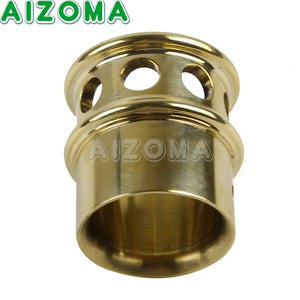 Embouts d'échappement laiton universels 1,75/2/2,25/2,5 po pour Harley-Davidson Chopper, Bobber et Sportster – photo 5/15