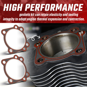Kit de joints de culasse (2 pcs) pour Harley-Davidson Twin Cam 95/103ci - Dyna, Softail, Touring 1999 et plus – photo 3/7