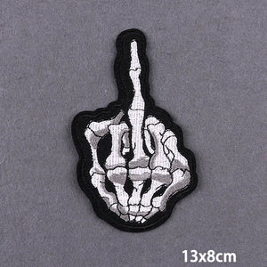 Écusson brodé Live To Ride motard punk à coudre ou repasser sur veste - vue 5