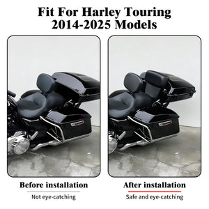 Coussin de dossier noir pour top case de Harley-Davidson Touring - vue 2